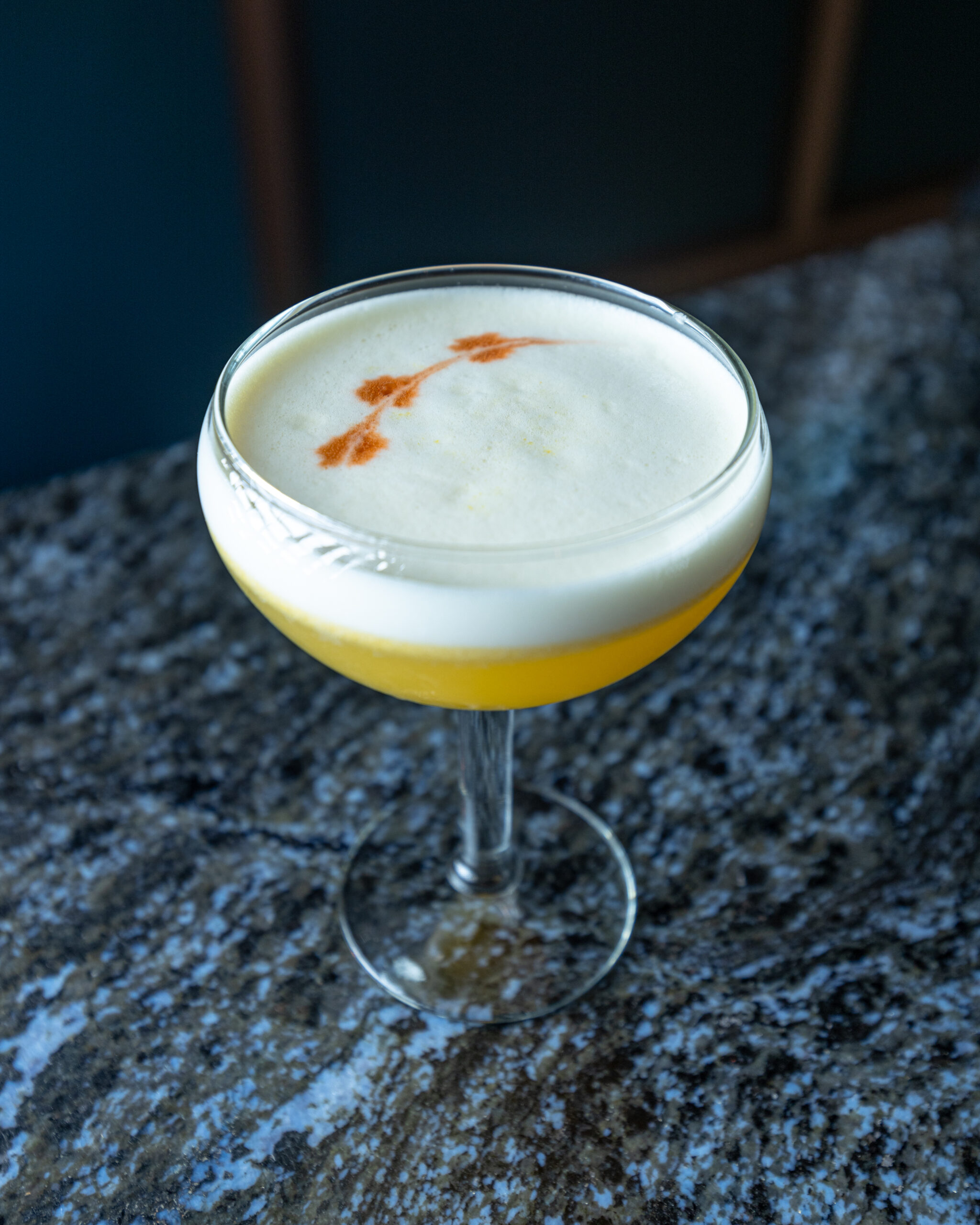 Passion Fruit Pisco Sour - $18